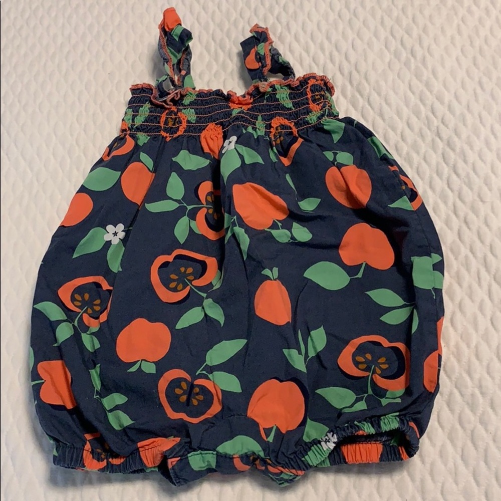 Hanna bubble navy with apples